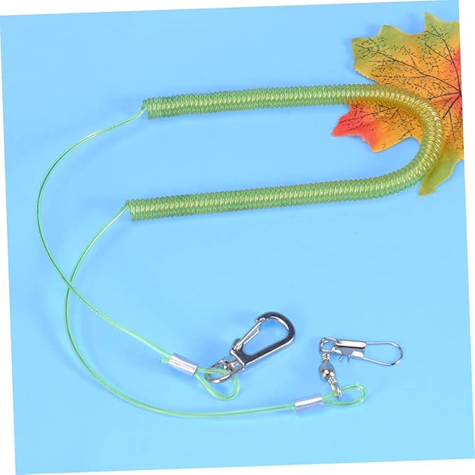 ORFOFE 3m Elastic Parrot Leash Training Rope Bird Harness for Outdoor Activities Bird Cage Accessory Strong Wire for Parrot Conure Random Color