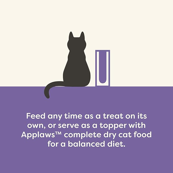 Applaws Lickable Cat Treats, Natural Grain-Free Purée, Limited and Natural Ingredients, No Artificial Additives, Variety Selection Squeeze Up Treats (24 x 0.5oz Sachets)