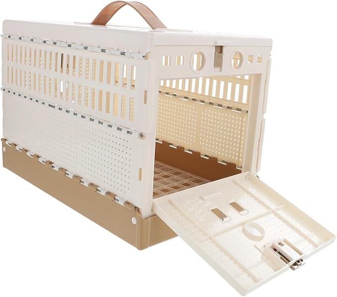 Garneck ABS Folding Pigeon Cage for Racing and Training Portable Plastic Pigeon Nest Suitable for Outdoor Use