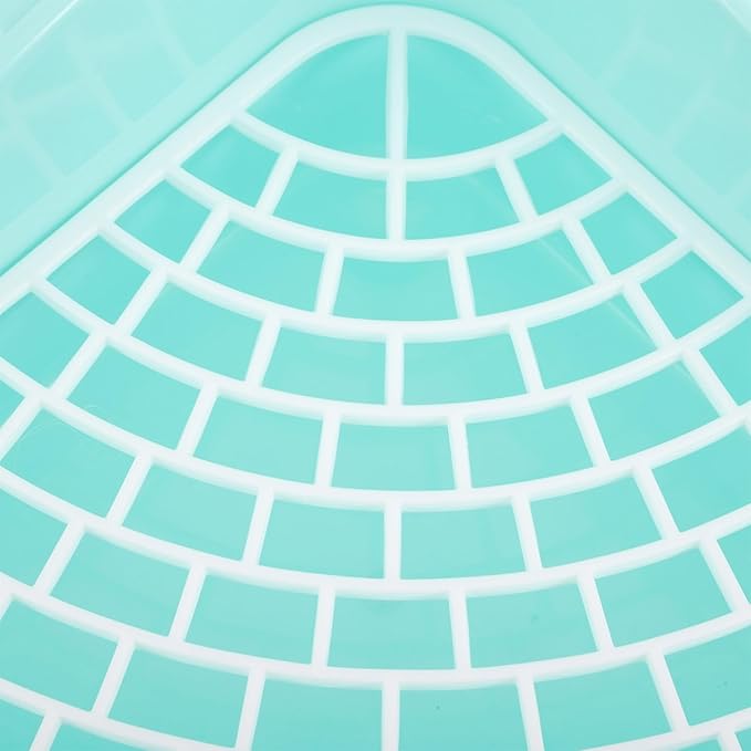 Sosoport Pet Potty Trainer Litter Box Mat for Small Animals Corner Cat Dog Rabbit Guinea Pig Indoor Potty Training Aid