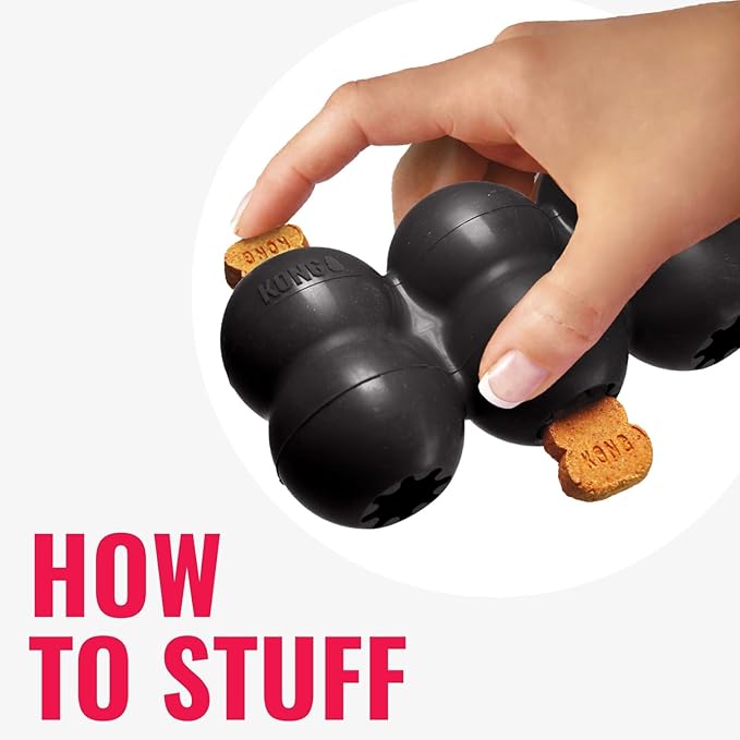 Kong Extreme Goodie Ribbon - Stuffable Dog Toy for Play - Chew Toy Satisfies Natural Chewing Instincts - for Medium Dogs