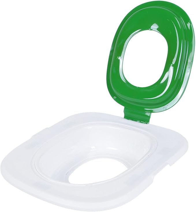Mingzhe Cat Toilet Training Kit Reusable Pet Urinal Removable Toilet Trainer System for Home Pet Shop Made of ABS Material Size 37x40cm (Green)