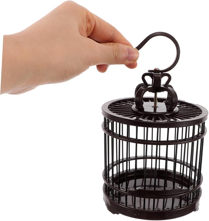 Yardwe Vintage Decorative Birdcage for Small Pets Portable Habitat Carrier for Hamsters and Reptiles Easy Cleaning and Maintenance for Indoor Outdoor Use