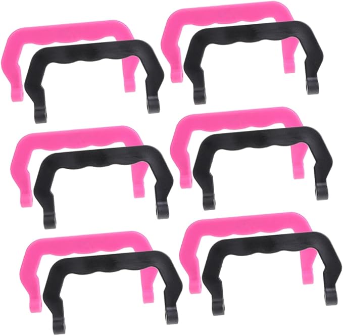 Happyyami 20pcs Portable Detachable Plastic PET Cage Handle Set Thickened Birdcage Lifting Handles for Hamster and Small Animal Cages Easy to Carry for Outdoor Use
