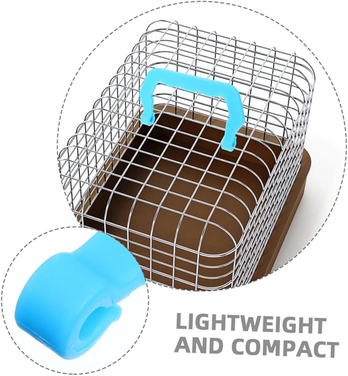 12pcs Plastic Cage Handles for Birdcages Rabbit Crates Dog Carriers Detachable Lightweight Durable Plastic for Easy Carrying Storage Indoor Outdoor Use