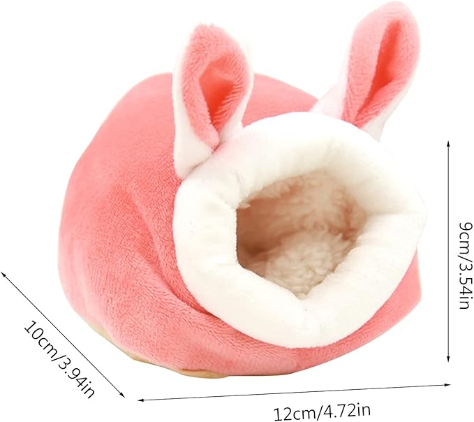 Velvet Small Animal Nest Winter Warm House Soft Breathable for Hamsters Guinea Pigs Squirrels Birds Cage Accessories