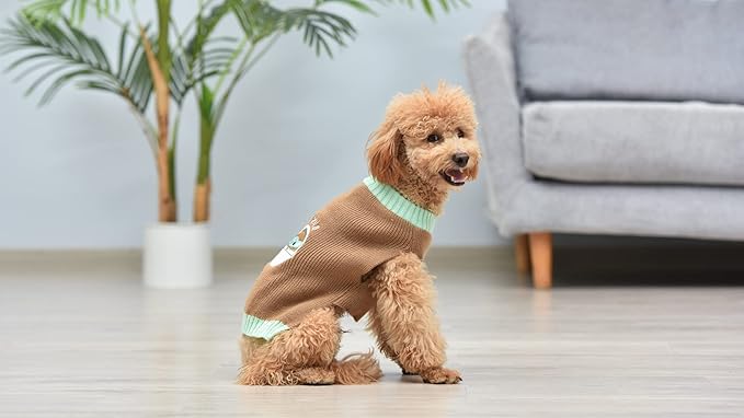 Star Wars Mandalorian The Child Dog Sweater - The Mandalorian & Grogu Pet Outerwear for Dogs - Officially Licensed Dog Apparel & Accessories, Size Medium