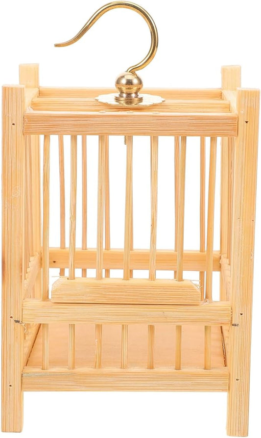 BESPORTBLE Square Cage Habitat Box for Pets Weaving Breeding Cage Portable Design for and Storage for Critter and Budgie Nesting