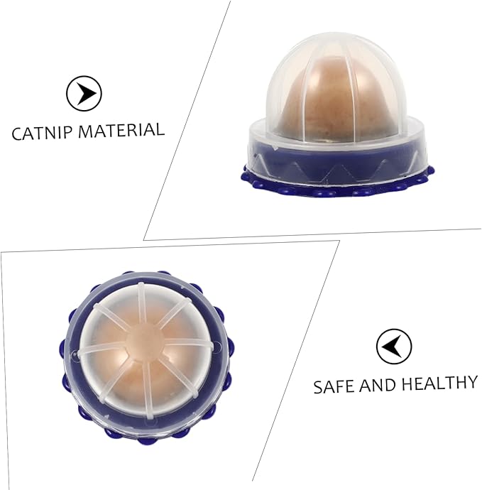 Gatuida 4pcs Catnip Candy Balls Cat Treats Catnip Energy Balls Healthy Snacks for Indoor Cats