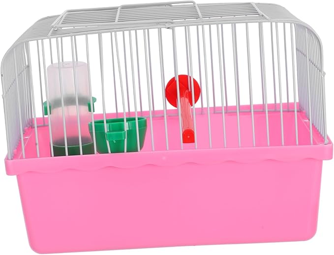 Toddmomy Spacious Portable Bird Carrier Cage Perch Food Box and Waterer Lightweight Travel Cage for Parrots and Pets for Outings and Easy Storage