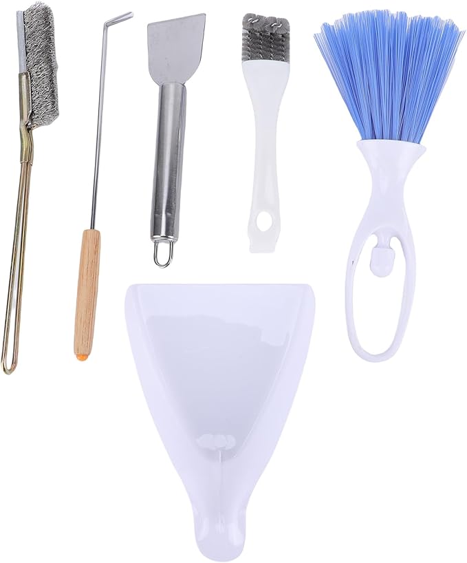 Zerodis Wild Bird Wildlife Accessories Kit Bird Cage Brush Tool Stainless Steel Poop Remover Cage Accessories Suitable for Rabbit Hamster