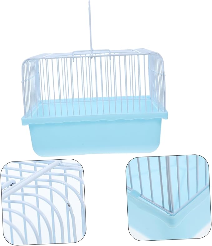 BESPORTBLE Lightweight Portable Birdcage for Lovebirds and Small Pets Travel for Parakeets and Cockatiels for Home and Travel Use