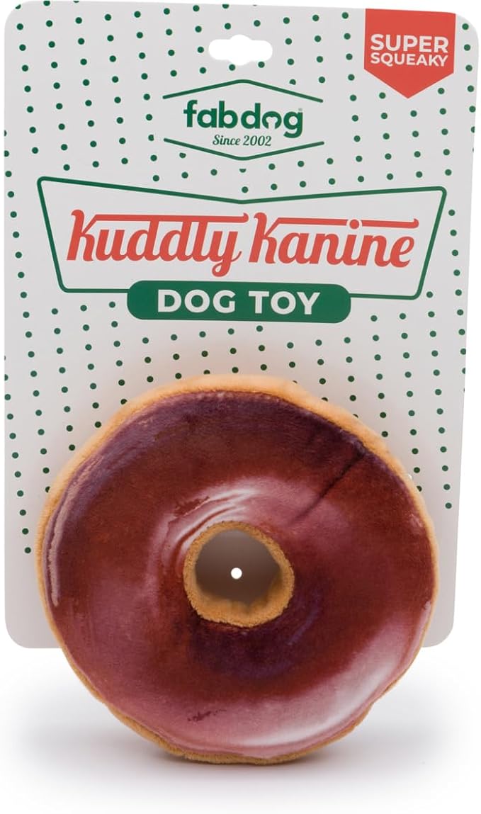 fabdog Kuddly Kanine Donut Toy Toy