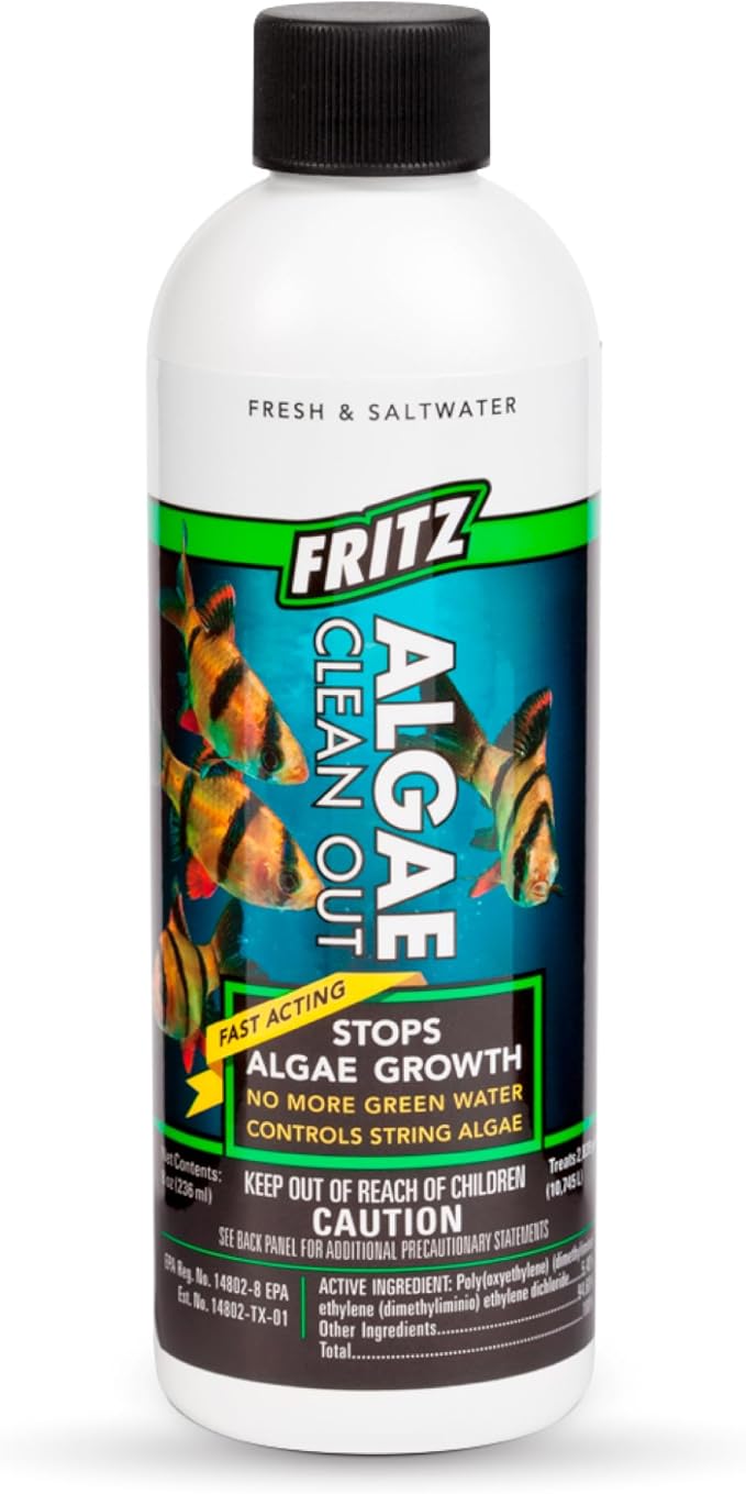 Fritz Aquatics AFA48008 Algae Clean Out for Aquarium, 8-Ounce, Model: 805000