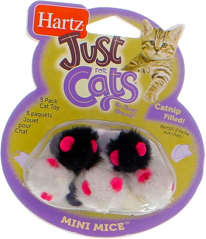 CAT TOY MINI MICE 5PK