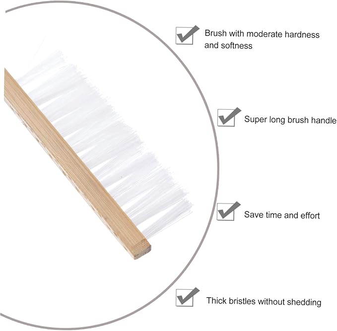 VOSAREA 2pcs Pet Bird Cage Cleaning Brush and Shovel Kit Handle for Easy Cleaning Accessory for Parrot and Bird Cages Selection