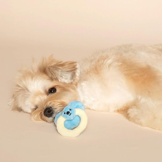 Cat Dog Chew Toy Baby Series Plush Toy Set Cute Pacifier Bottle Rattle Shapes BB Sound Pet Accessories (Pacifier)