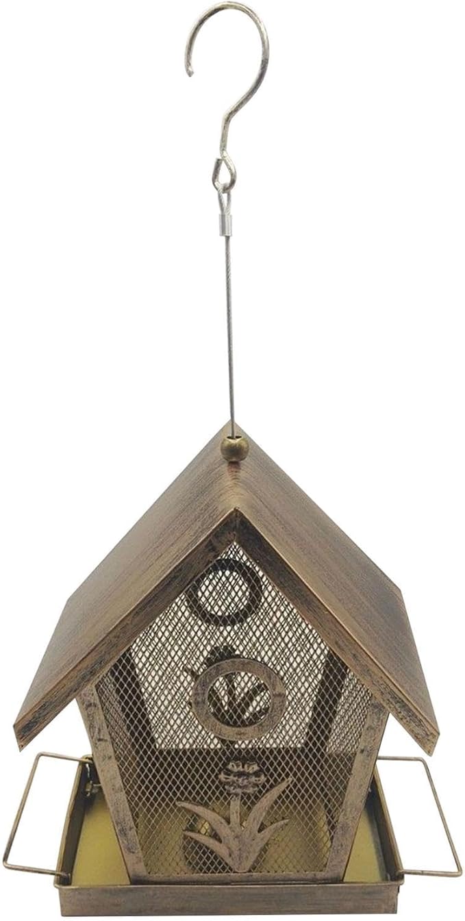 Wild Bird Feeders | Large Capacity Squirrel Proof,Outdoor Small Bird Feeder with Buckle - for Backyard Deck Balcony Tree Yard Bluebird Finch Birding Feeding