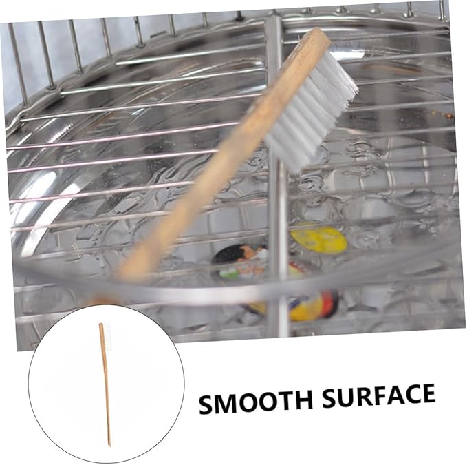 BESPORTBLE 1pc Bird Cage Cleaning Brush Bristle Tool for Maintenance Lightweight Design for Parrots Cockatiels and Other Birds
