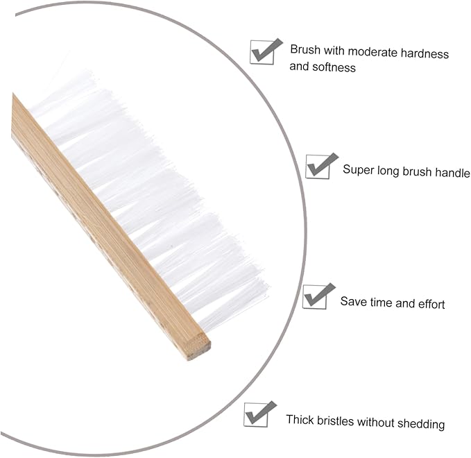 GALPADA 2pcs Bird Cage Cleaning Tool Set Handle Brush Scraper for Parrots Pets Efficient Cleaning for Birdcages Suitable for Hamsters Guinea Pigs and More Random