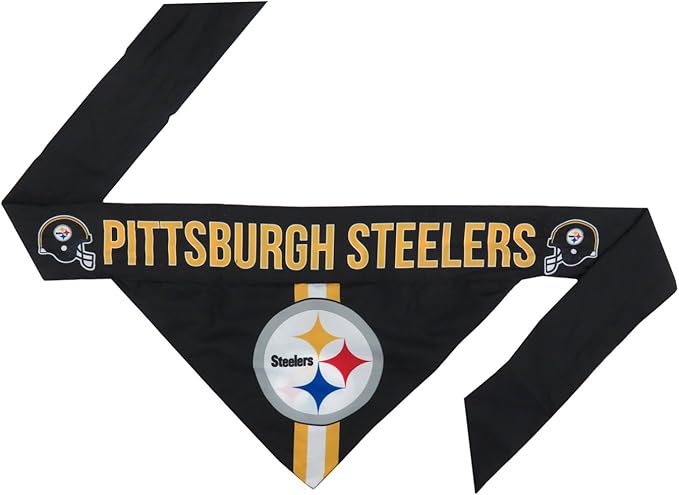 Littlearth NFL Reversible Pet Bandana - Officially Licensed Teams, Sizes XS to XL
