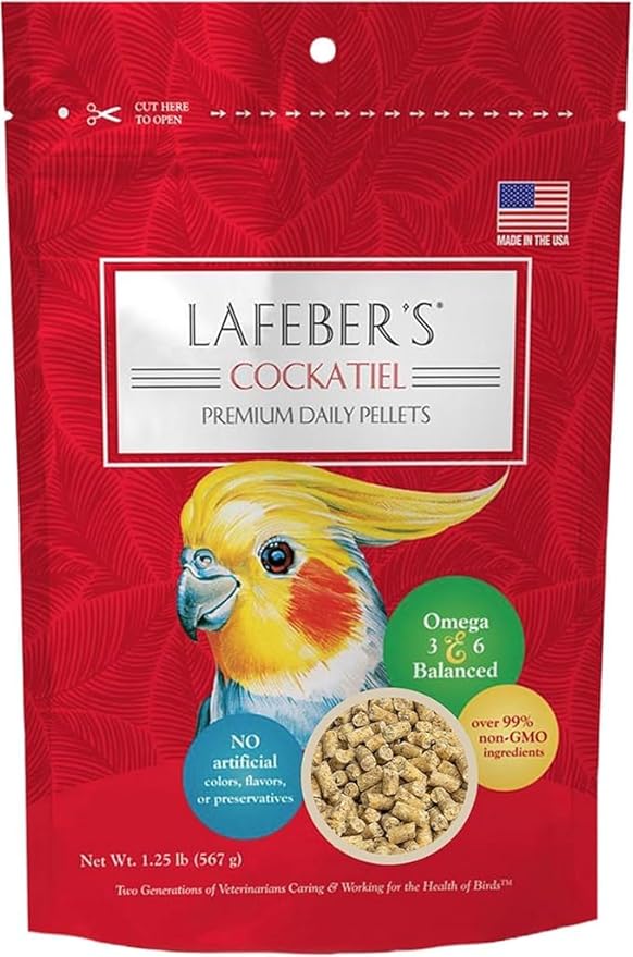 LAFEBER'S Cockatiel Pellets (1.25 lb, Premium Daily Pellets)