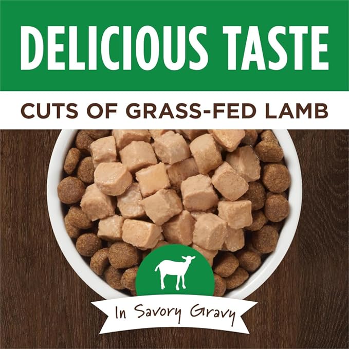 Instinct Healthy Cravings Natural Wet Dog Food Topper, Grain Free Recipe - Real Lamb, 3 oz. Pouches (Pack of 24)
