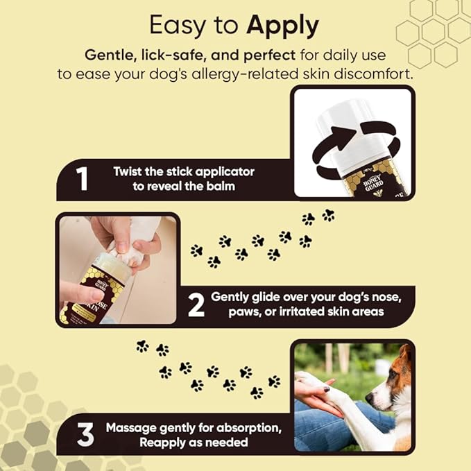 iHeartDogs Honey Guard Paw, Nose & Skin Dog Healing Balm - Manuka Honey, Tallow, Shea Butter & Mango Seed Oil - 2oz