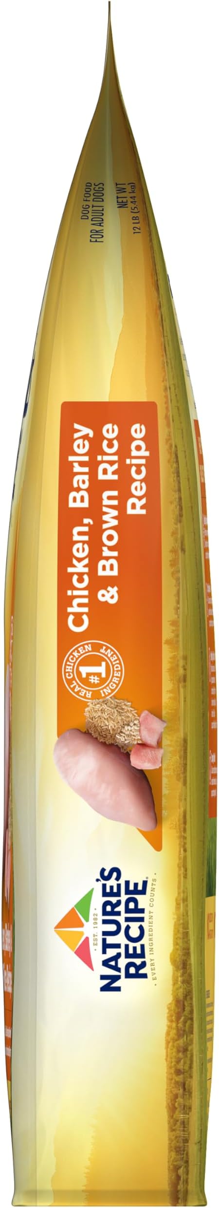 Nature′s Recipe Chicken, Barley & Brown Rice Recipe Dry Dog Food, 12 lb. Bag