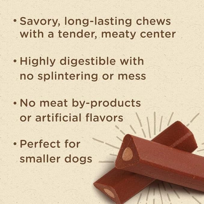 Variety Rachael Ray Nutrish Soup Bones Minis Dog Treats For Smaller Dogs Real Beef & Barley and Real Chicken & Veggies - Each Pack 4.2 oz/ 6 Chew Treats (Minis) by Rachael Ray
