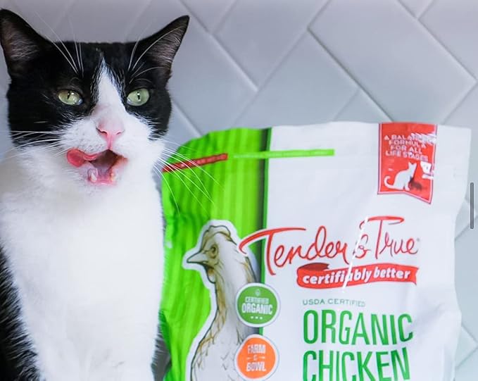 Tender & True Organic Chicken & Liver Recipe Cat Food, 3 lb