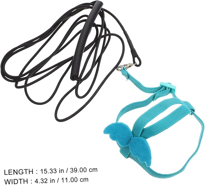 balacoo 2pcs Portable Parrot Wear-Resistant Bird Leash for Outdoor Flying and Training for Parrots Parakeets Chickens Bird Accessory for Safe Adventures