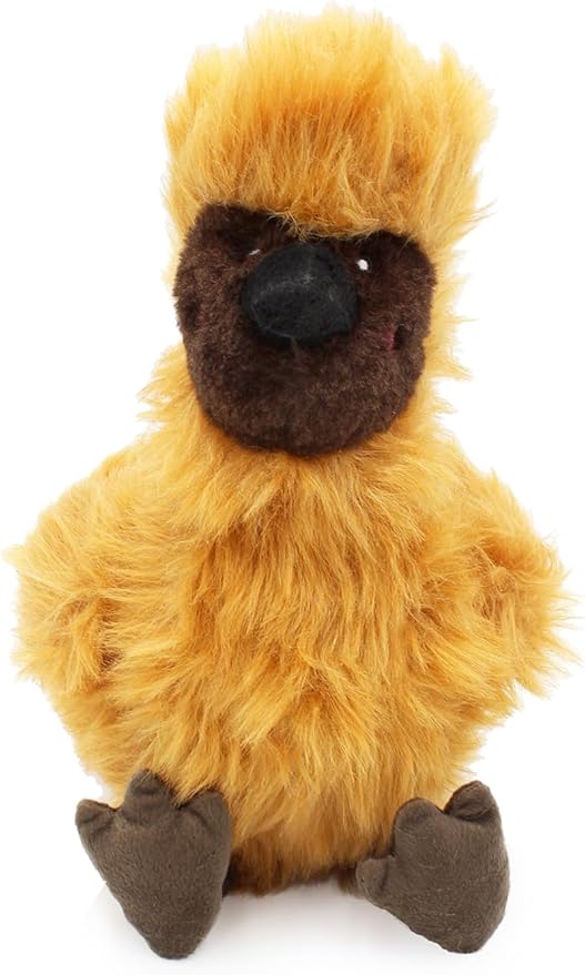 ZippyPaws Wooliez Dog Plush Toy - Interactive Pet Toys, Indestructible Plush Dog Toys, Fun Dog Toys, Enzo The Emu