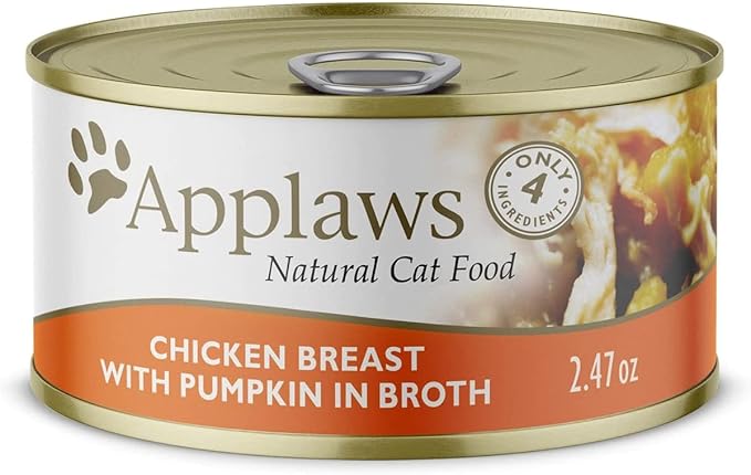 Applaws Chicken Breast with Pumpkin Canned Cat Food 2.47 oz (24 in a case)
