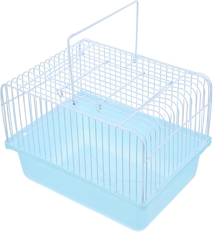 LIOOBO Lightweight Portable Bird Cage for Parakeets and Lovebirds Convenient Travel Carrier for Small Animals Easy to Clean Material for Home and Travel Use