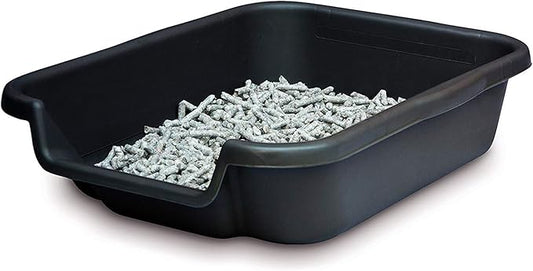 Dog Litter Pan by PuppyGoHere (Black, 20" x 15" x 5") Suitable for Dogs up to 6 lbs.