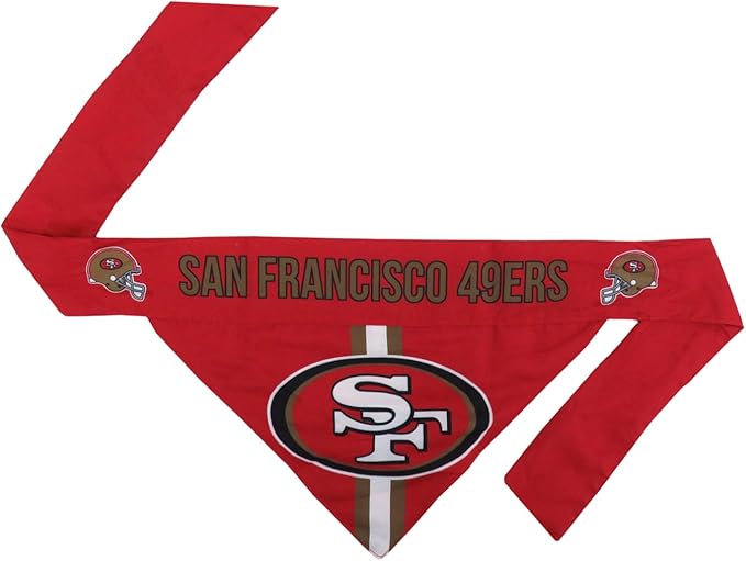Littlearth NFL Reversible Pet Bandana - Officially Licensed Teams, Sizes XS to XL