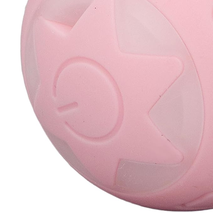 Peppy Pet Ball Automatic Rolling Ball, Interactive Dog Toy with Led Flash Colorful Lights Rechargeable Motion Activat Pet Ball Self Rotating Ball for Cat Dog (Neutral English Packaging)