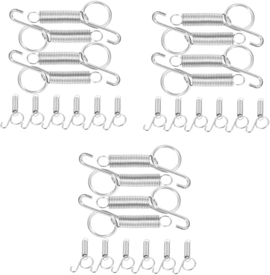 30pcs Cage Door Spring Hook for and Pigeon Cages High Elastic Fixed Hanger for Feeding Box Multi-Function Accessory for Attachment