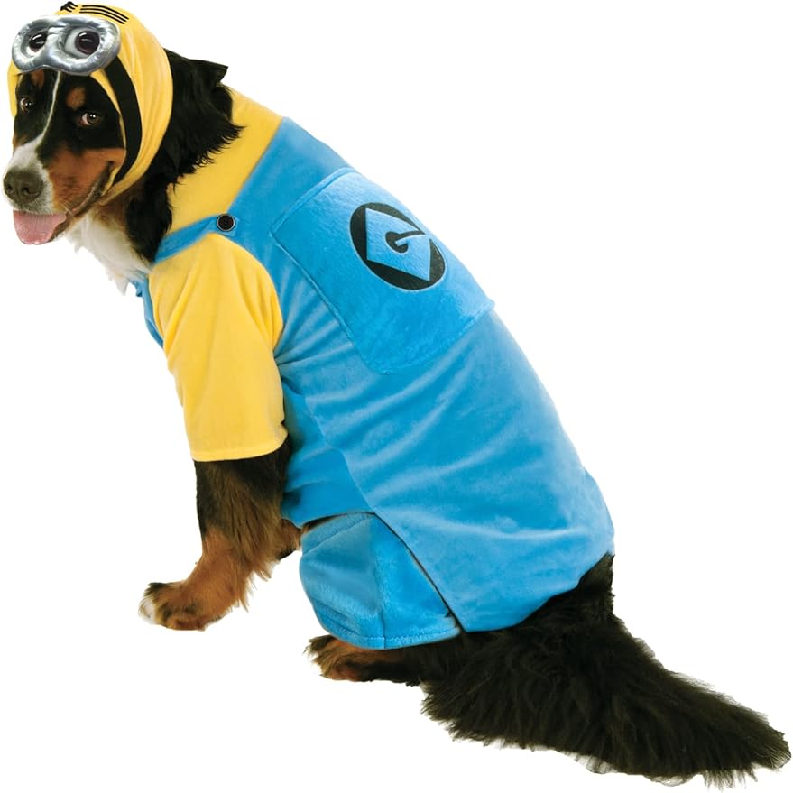 Despicable Me: Minion Pet Costume for for Dogs or Cats by Rubies, XXL