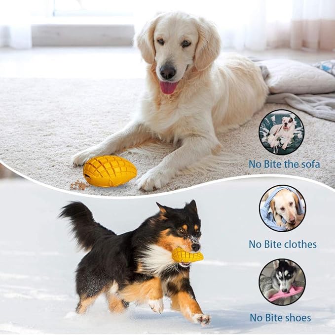 M.C.works Dog Toys for Aggressive Chewers, Tough Dental Chews Toy, Indestructible Toys for Medium Large Dogs, Cat Toys Food Grade Puppy Toys