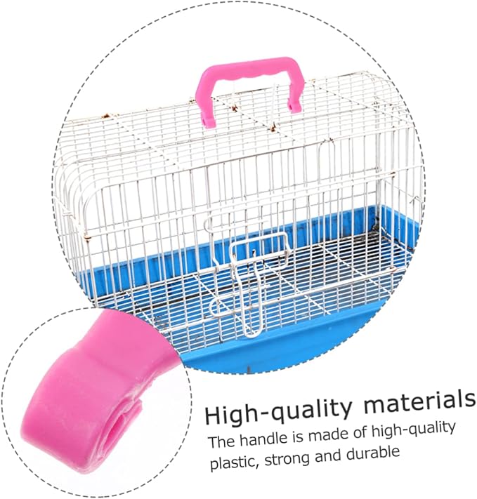 Toddmomy Grippers for Pet Crates 10pcs Plastic Pet Cage Handles Easy to Carry Unique Design for Comfort