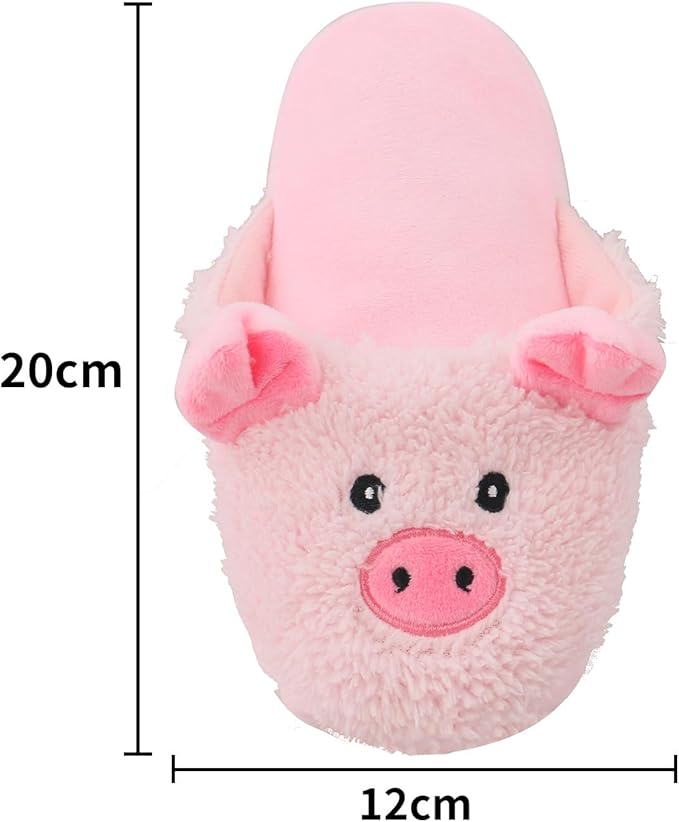Dog Snuffle Toy, Plush Slipper Shaped Crinkle Toy with Hidden Treat Pocket and Squeaker for Cats and Small Dogs Chewing Play (Cow)