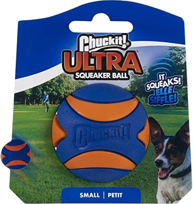 Chuckit! (4 Pack) Ultra Squeaker Ball, Small