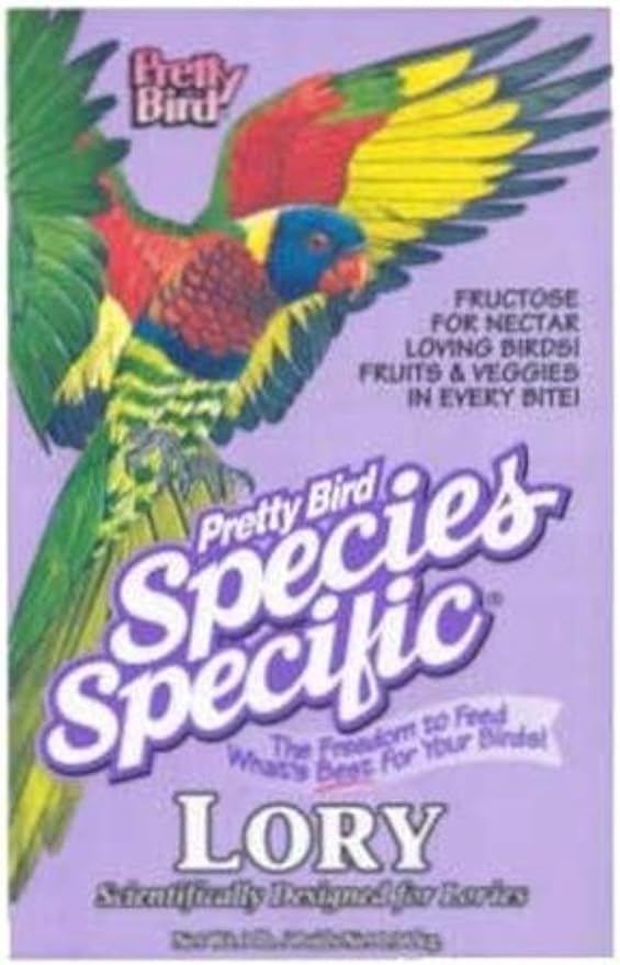 Pretty Bird International Bpb73315 Species Specific Special Lory Bird Food With Fructose, 3-Pound