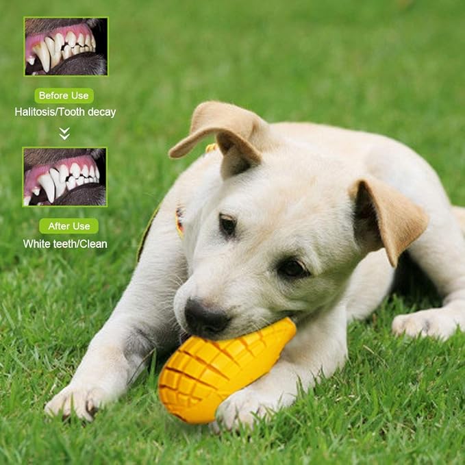 M.C.works Dog Toys for Aggressive Chewers, Tough Dental Chews Toy, Indestructible Toys for Medium Large Dogs, Cat Toys Food Grade Puppy Toys