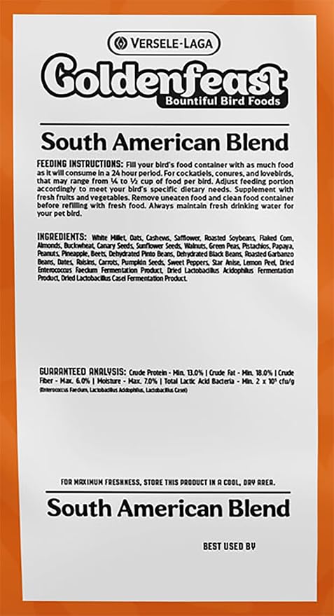 Goldenfeast VL South American Blend, 17.5 lb Bag, Natural