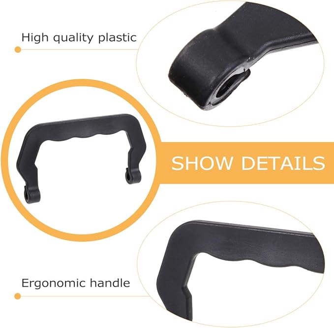 balacoo 10pcs Portable Plastic Bird Cage Handle Set Lightweight Lifting Handles for Pet Carriers Easy Installation Safe and Comfortable Grip for Outdoor Travel