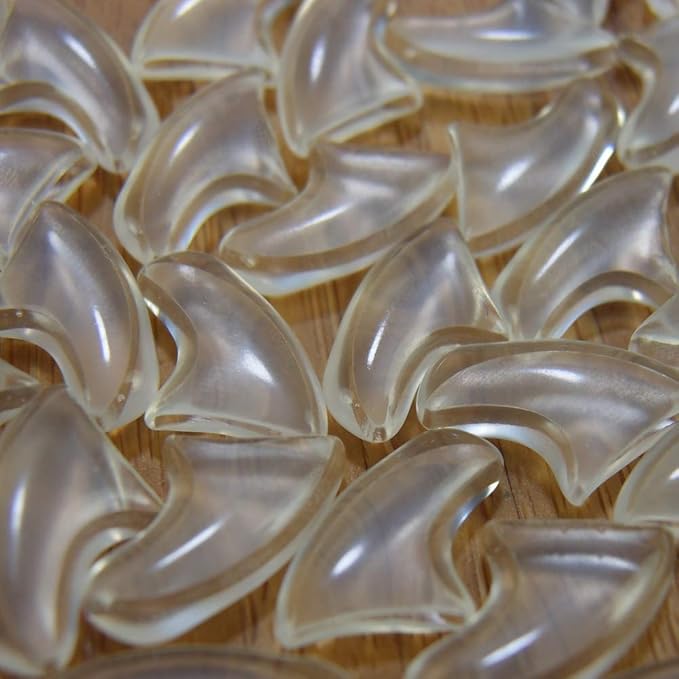 zetpo 80 pcs Cat Nail Caps | Cat Claw Covers | with Adhesives and Applicators (Clear, XS)