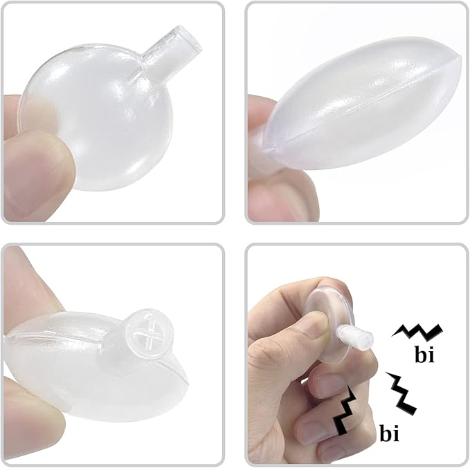 WishLotus Replacement Squeakers for Dog Toys, 30mm Toy Noise Maker Plush Toy Repair Reed Insert Airbag Replacement for Dog Cat Toy Repair Round(30mm 10pcs)